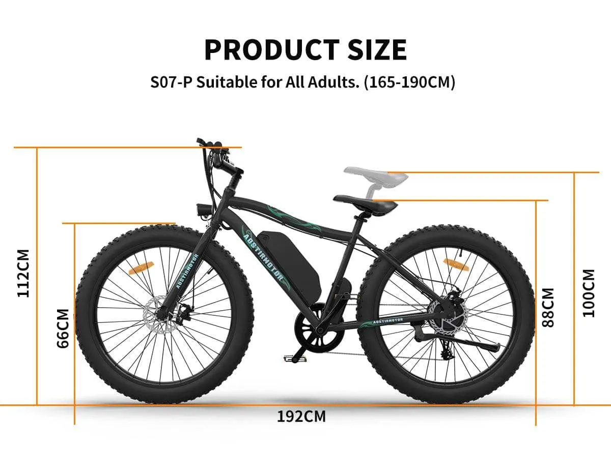 AOSTIRMOTOR S07-P Electric Mountain Bicycle 36V 500W