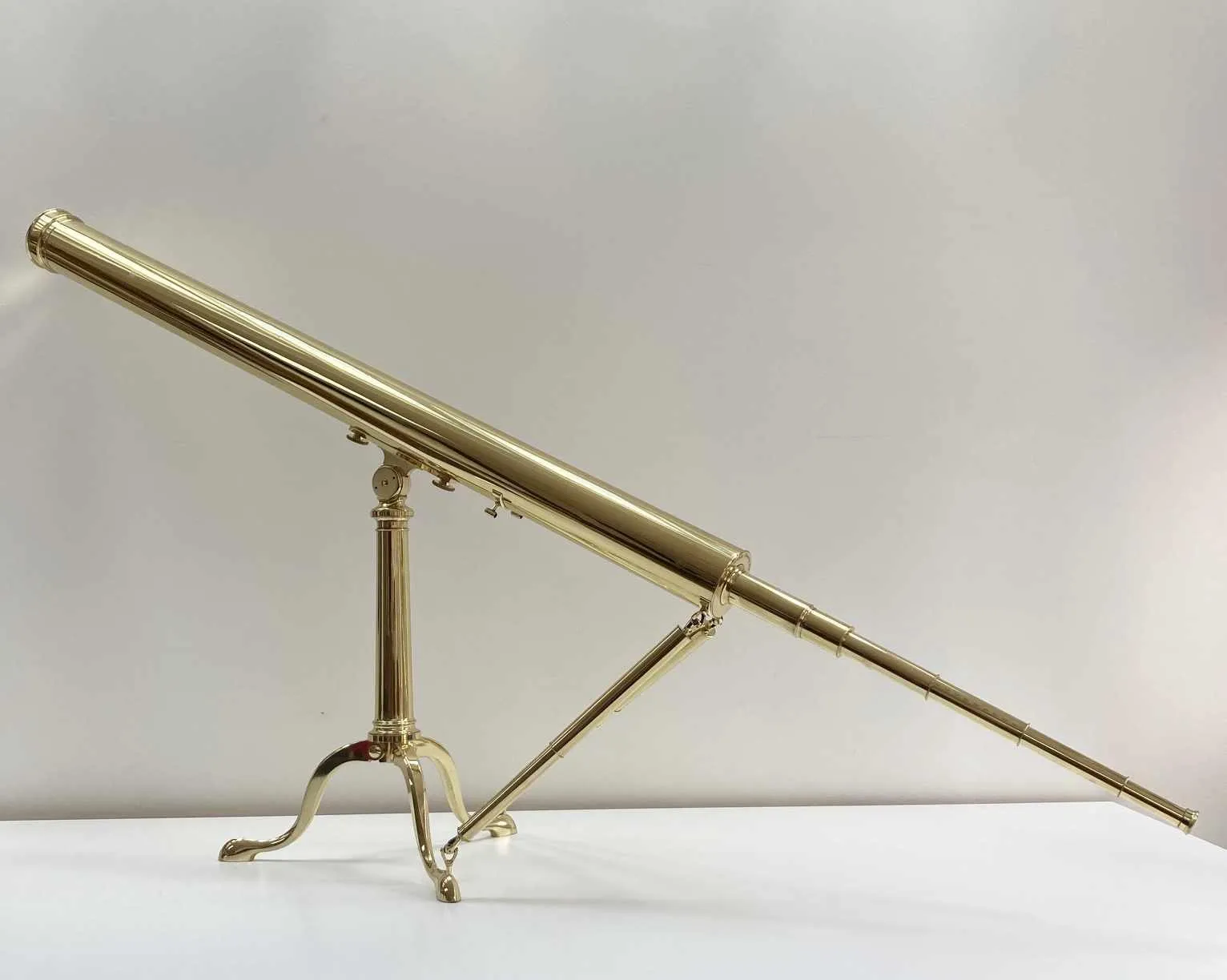 Early Nineteenth Century Cased Library Telescope on Stand by Thomas Rubergall London