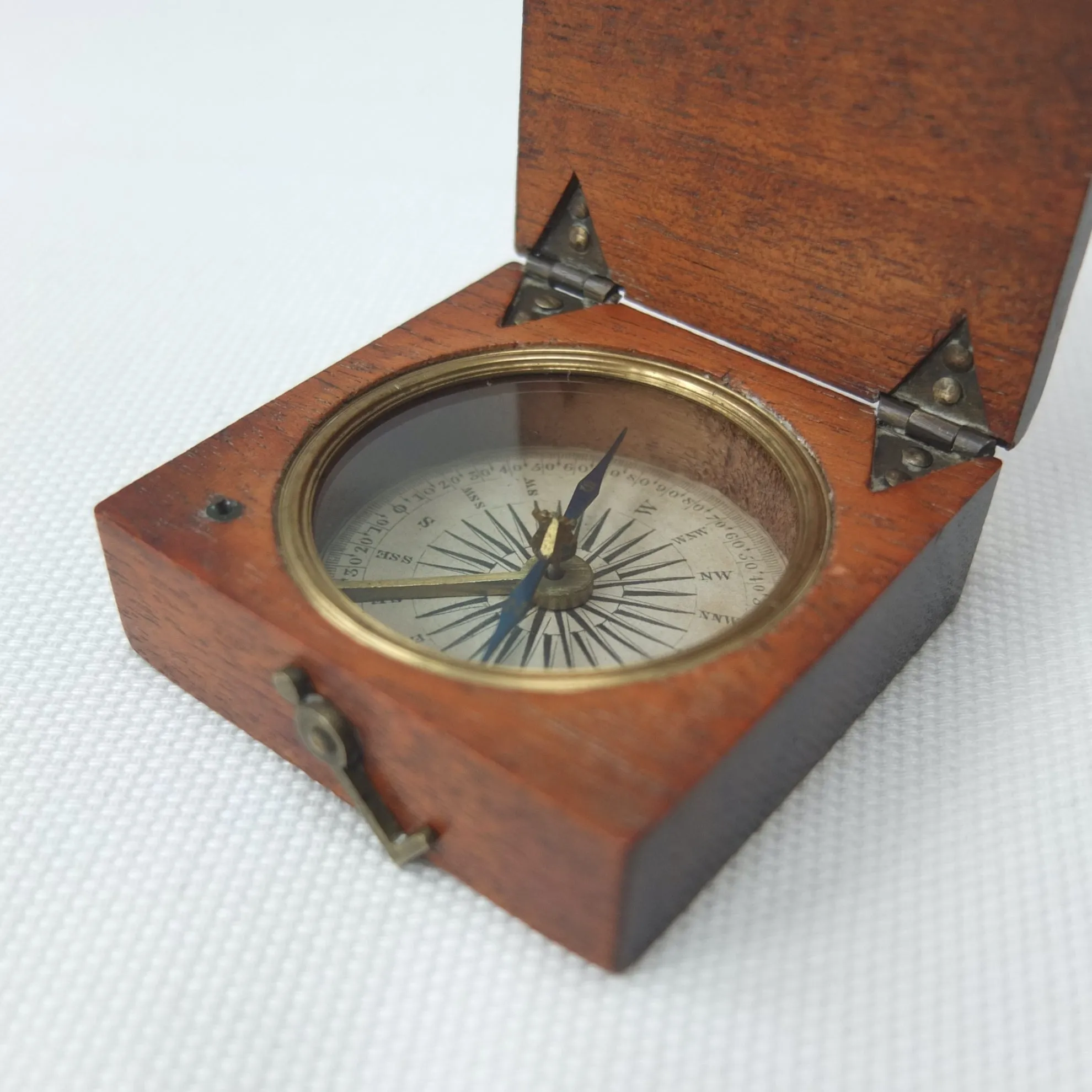 Georgian Wooden Pocket Compass c.1825