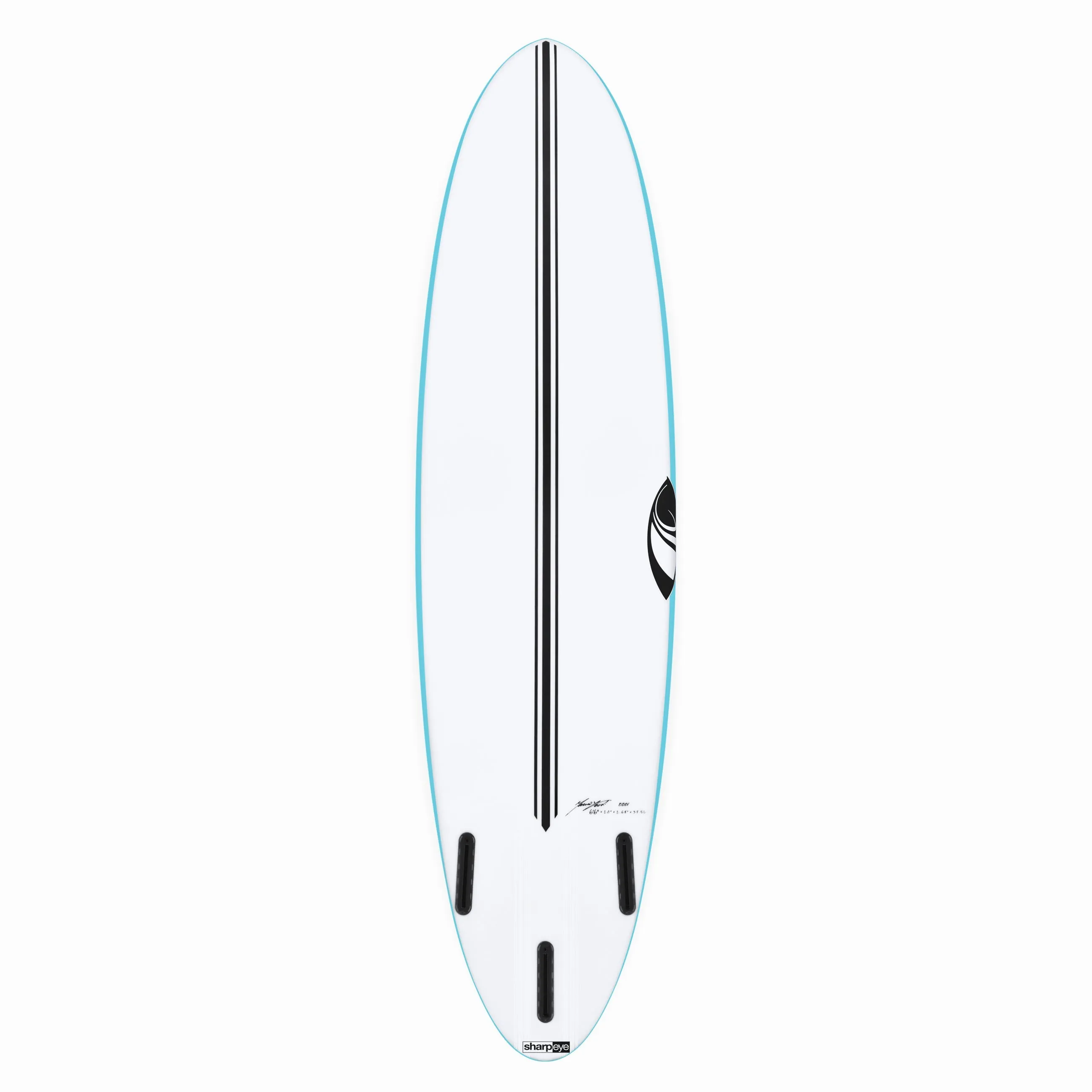 MIDGICIAN (E3 LITE) 6'6" x 20.25 X 2.68 - 38.00L, Round, 3x  FCS 2 Fin Boxes, Epoxy E3 - ID:891464