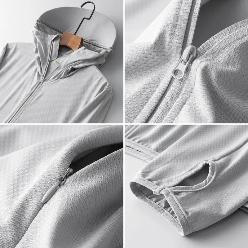 Sun Resistant Clothes UPF50 Summer Sun Protection Clothing Men Breathable Couple Sun-Protective Clothing Women