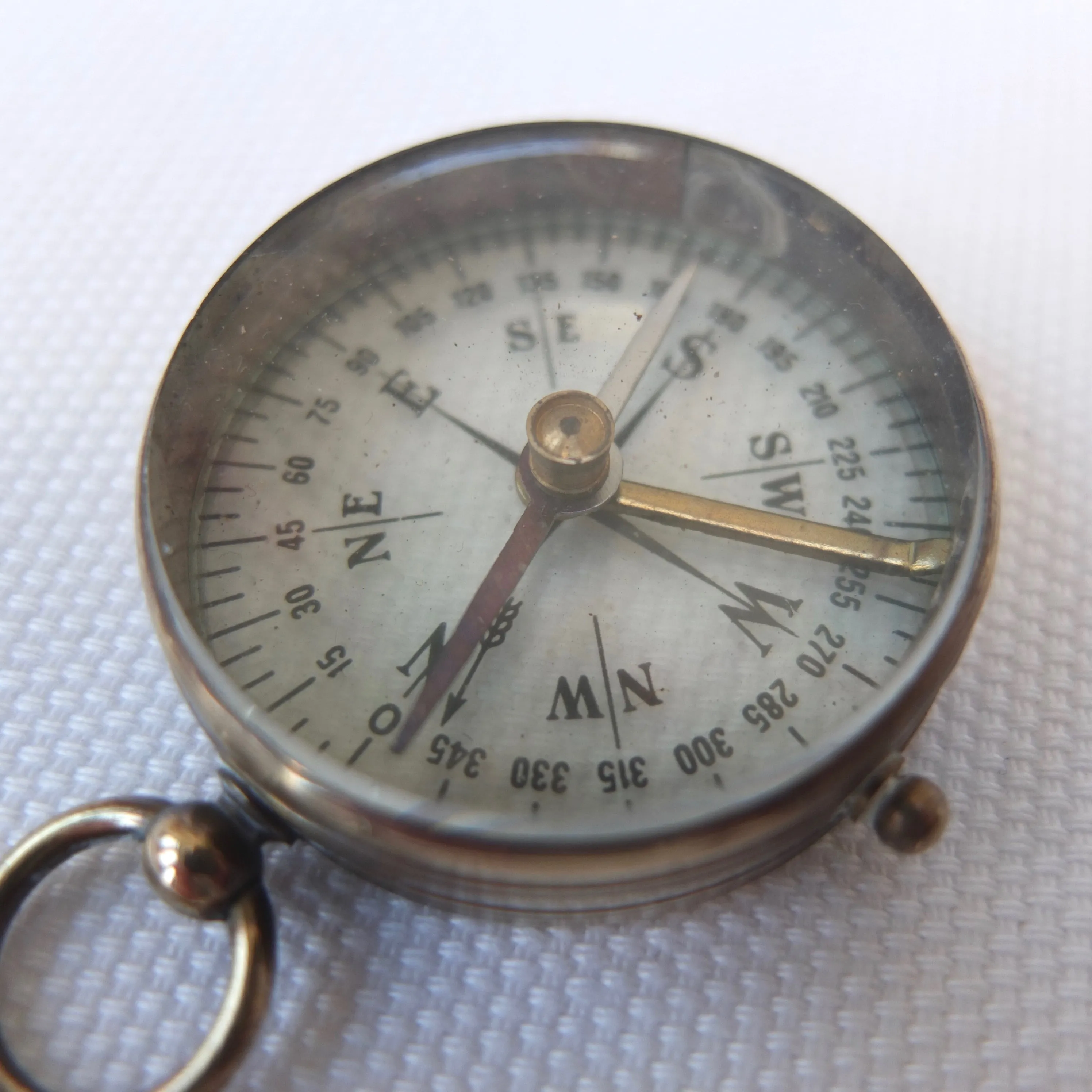Vintage Transparent Pocket Compass